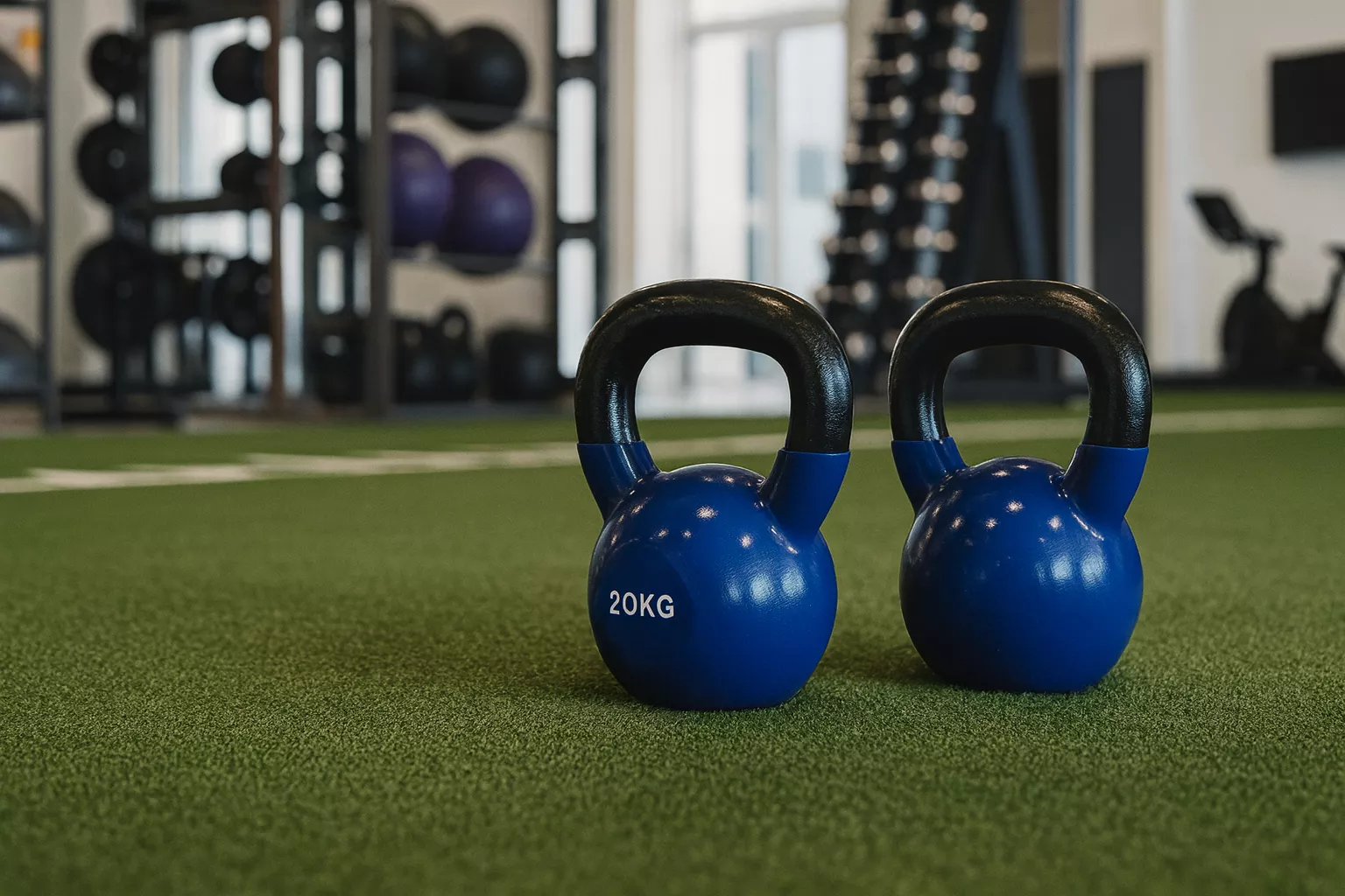 Gym turf training lane