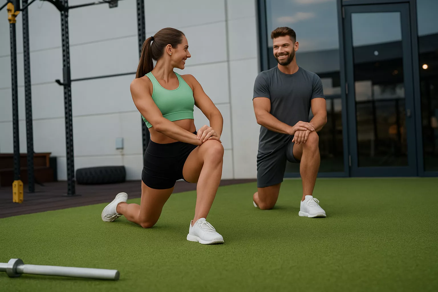 Durable gym turf surface