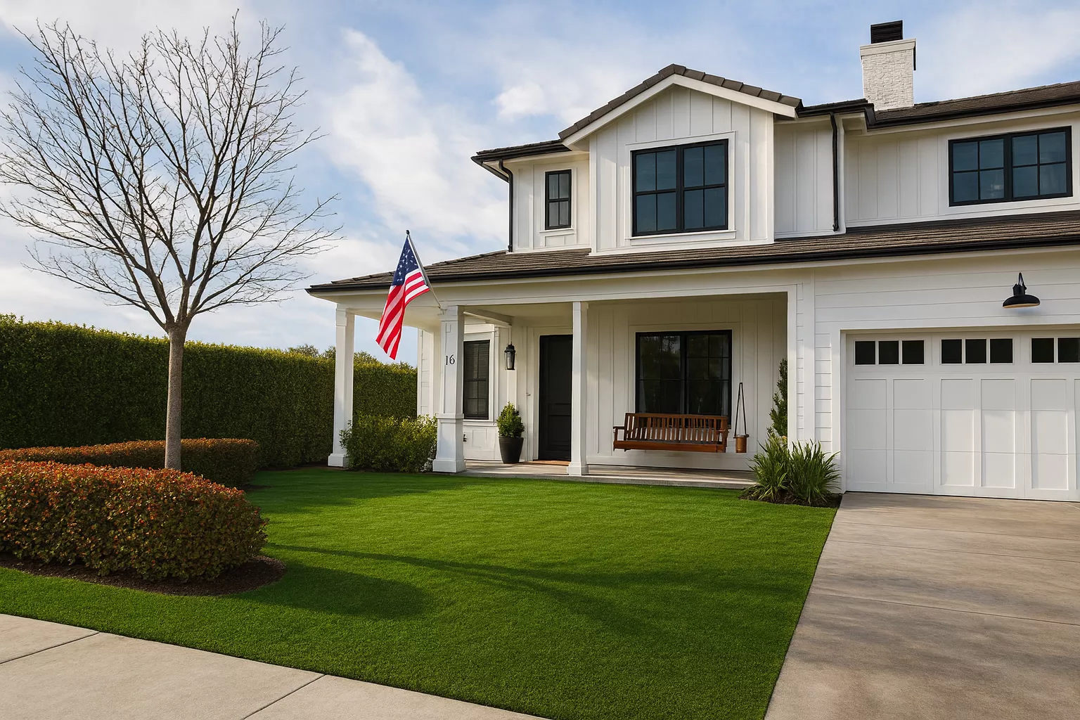 Lawn turf features and integration