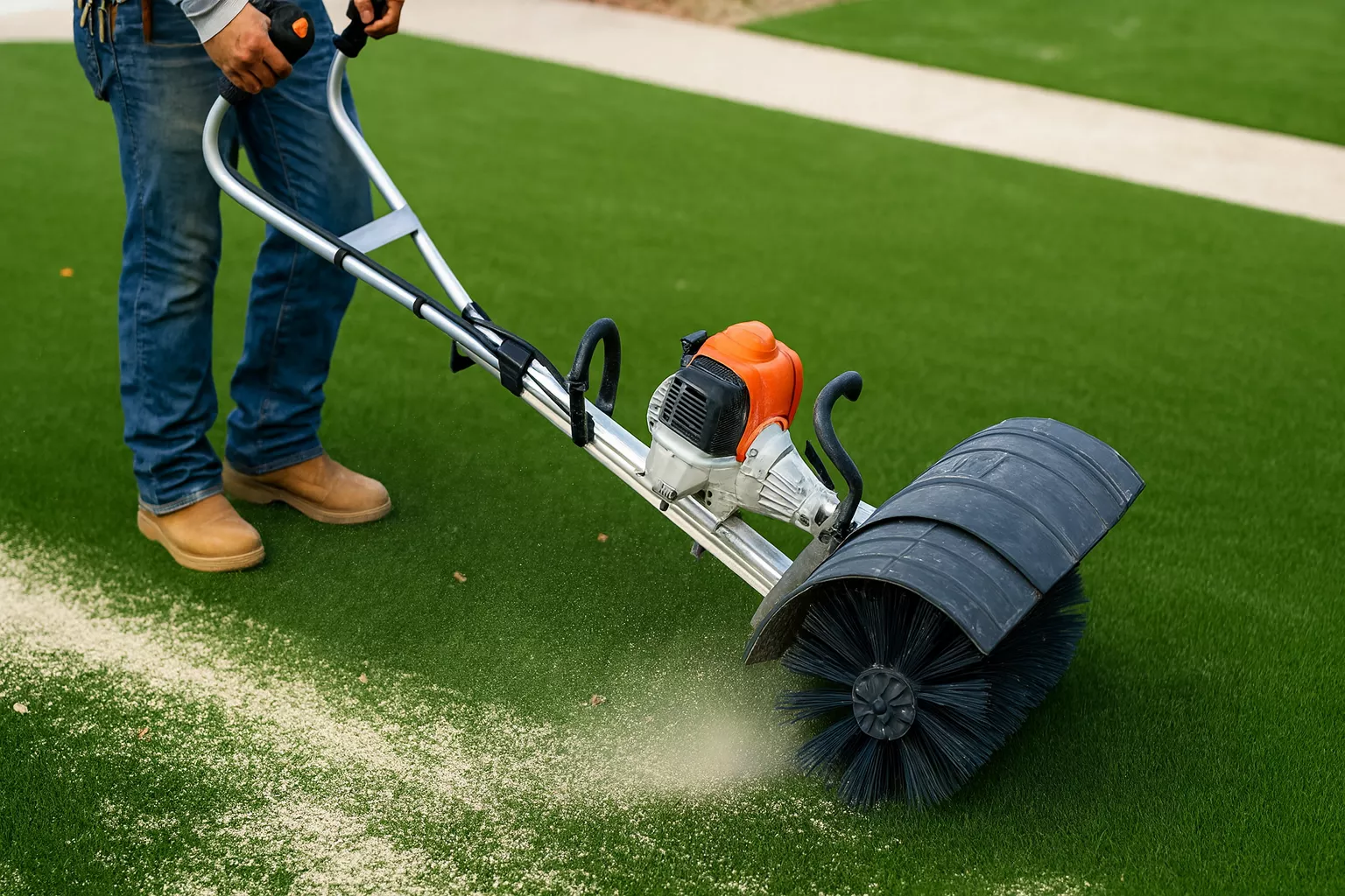 Turf grooming and rejuvenation