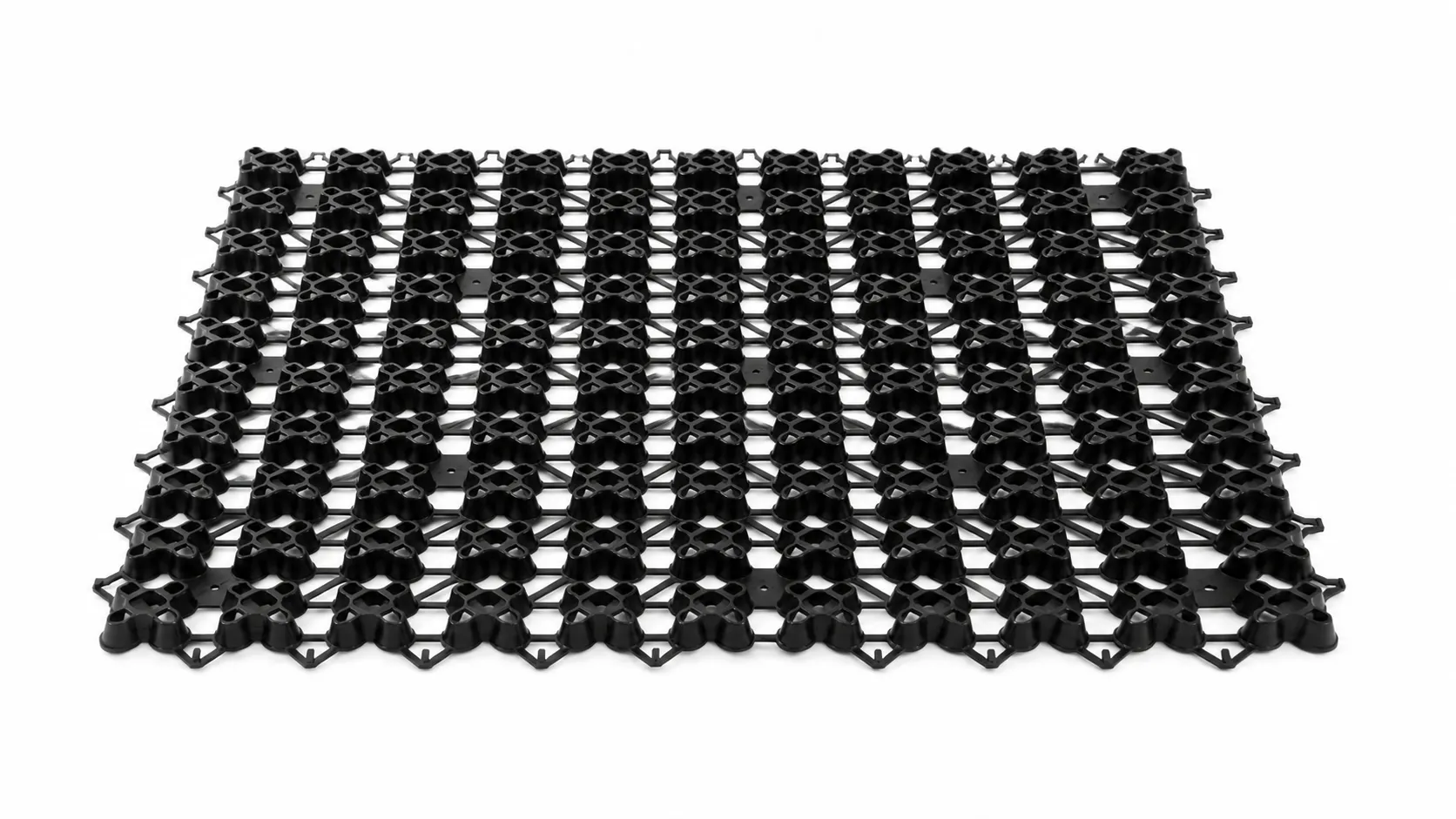 AirDrain pet turf drainage panel used in a dog turf drainage system