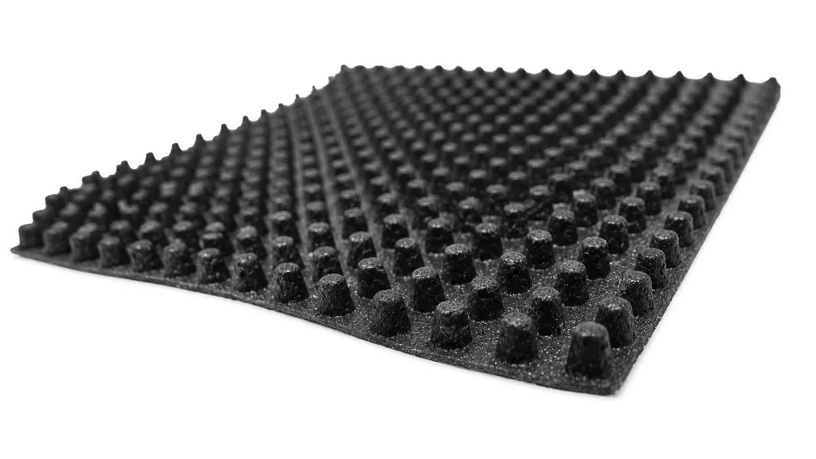 P-Drain dog turf drainage system installed beneath artificial grass