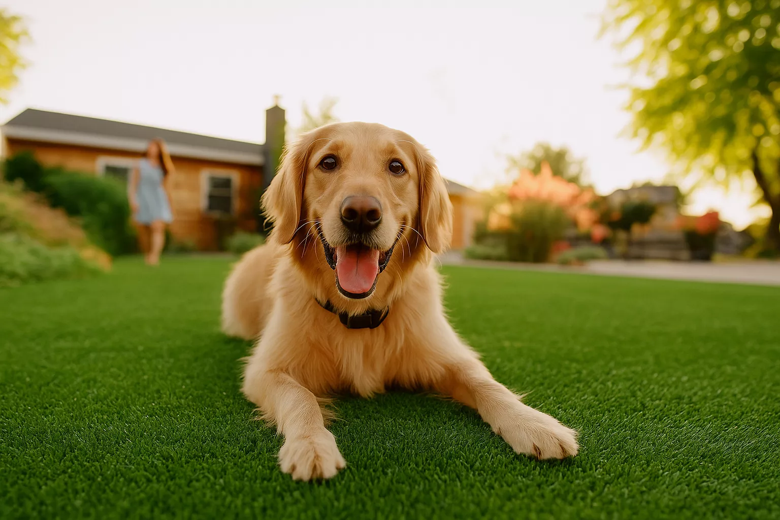 Pet turf lawn