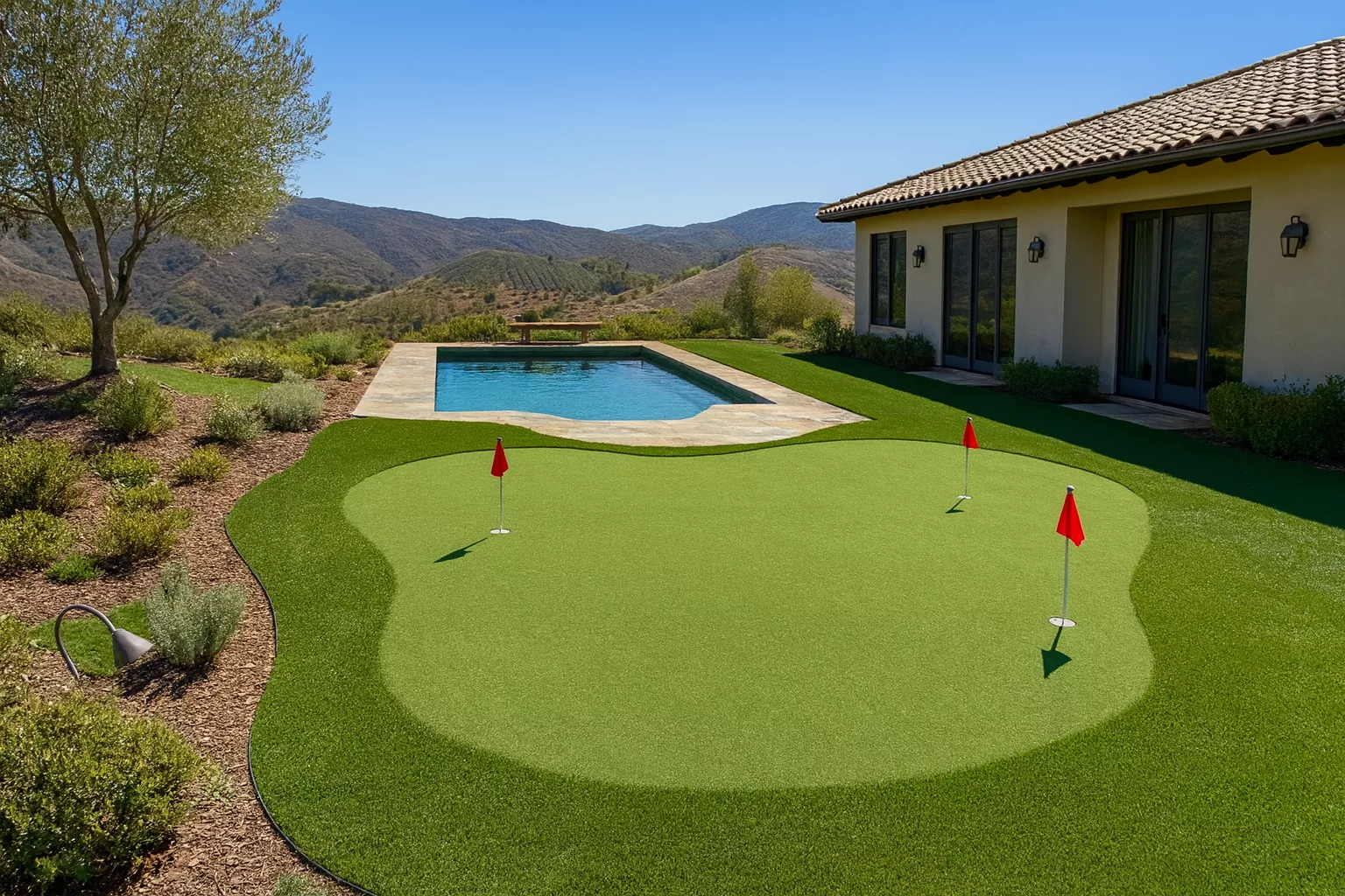 Roll performance putting green