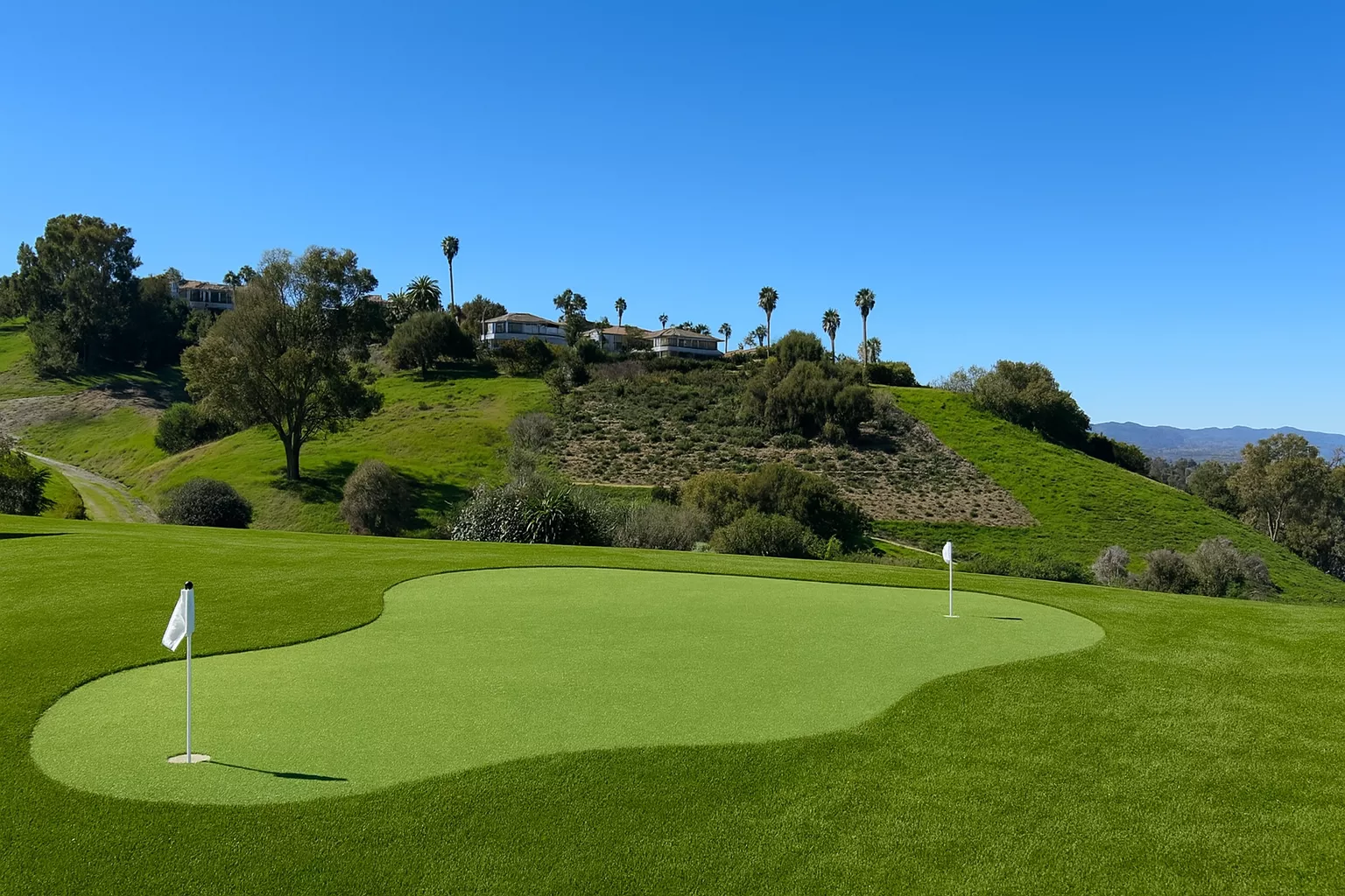 Custom contours putting green